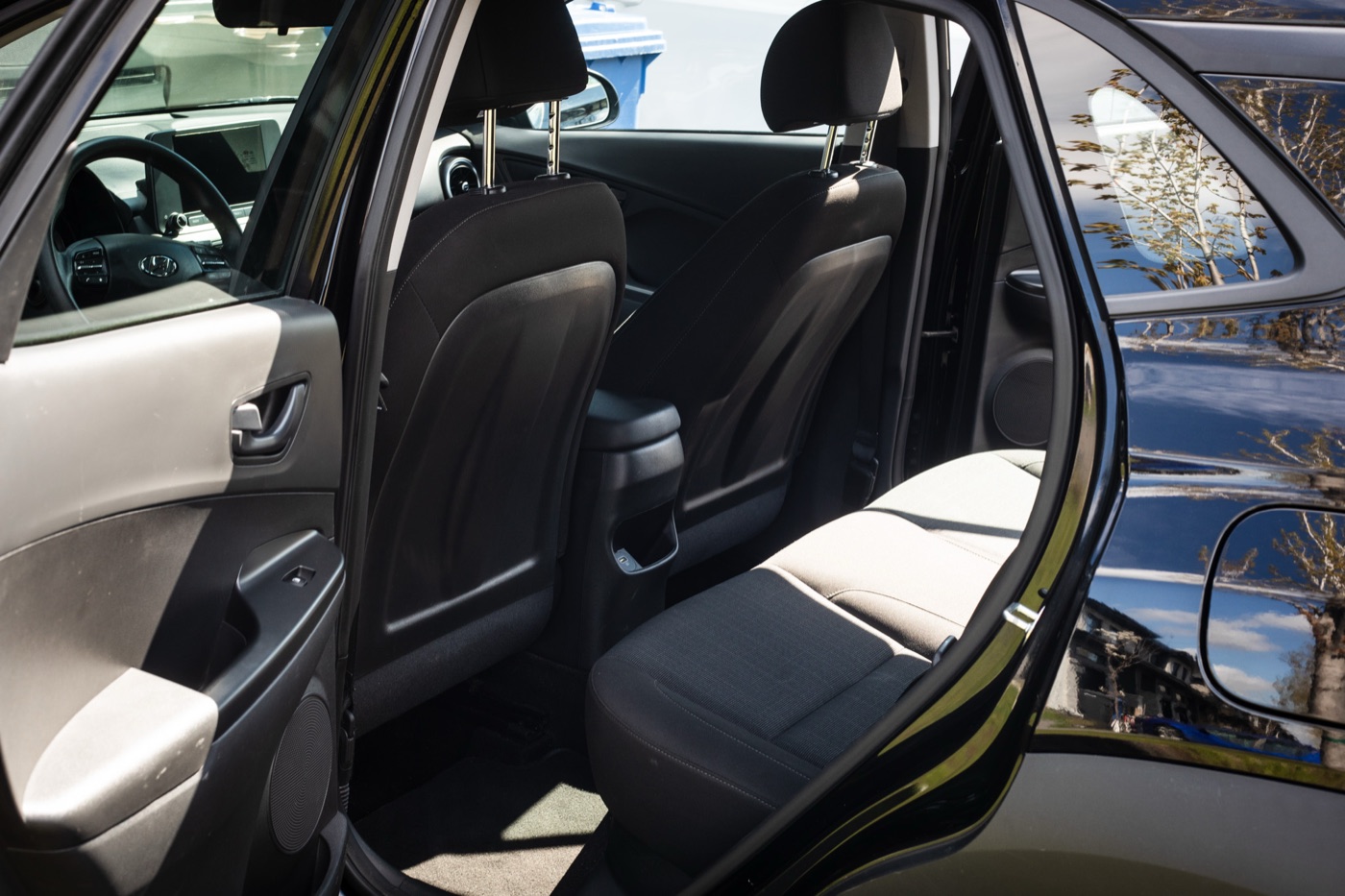 Hyundai Kona rear seats spotless after Magek interior detail