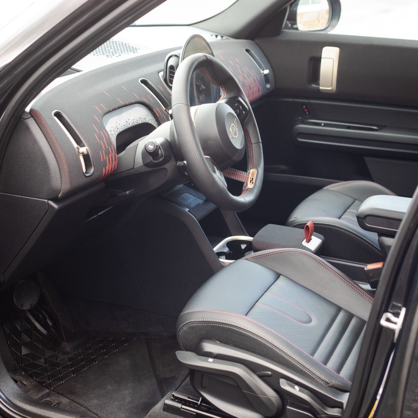 Mini Cooper driver interior cleaned and refreshed